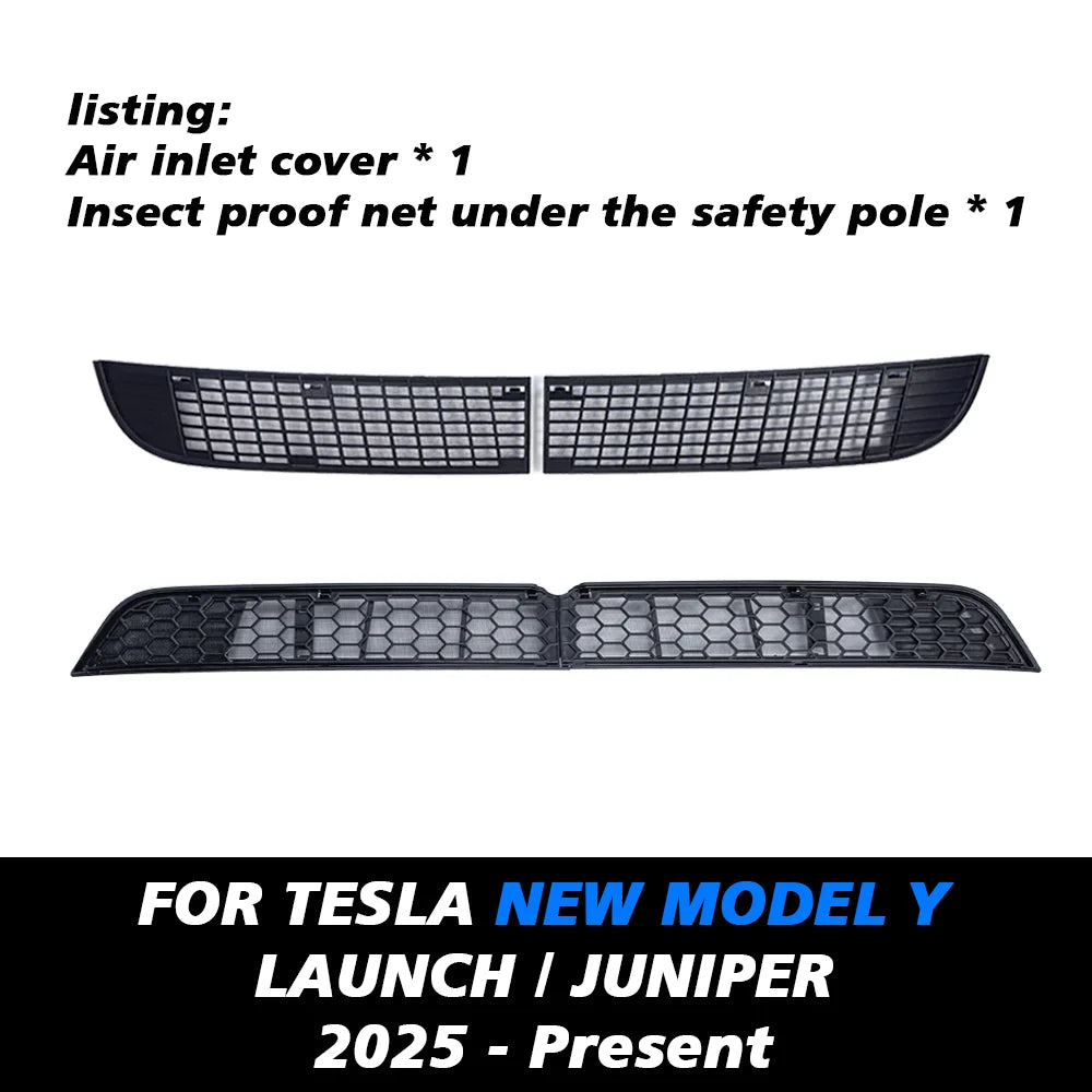 Anti-Insect Grille Net & Air Inlet Dust Cover for Tesla Model Y & Y Juniper 2026