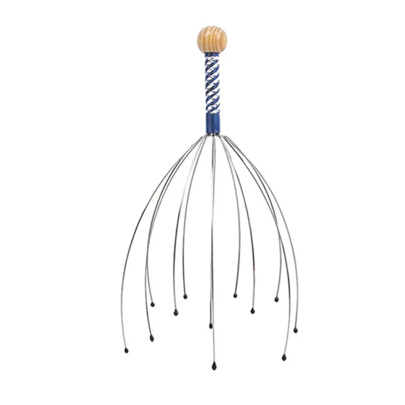 Octopus Head Scalp Massager – Manual Stress Relief Claw Tool (2-Pack)