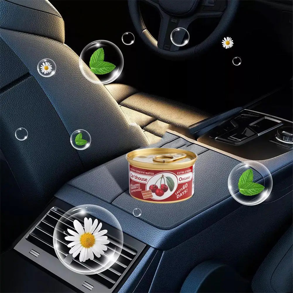 Car Air Freshener – Long-Lasting Solid Scent Can for Auto, Home & Closet