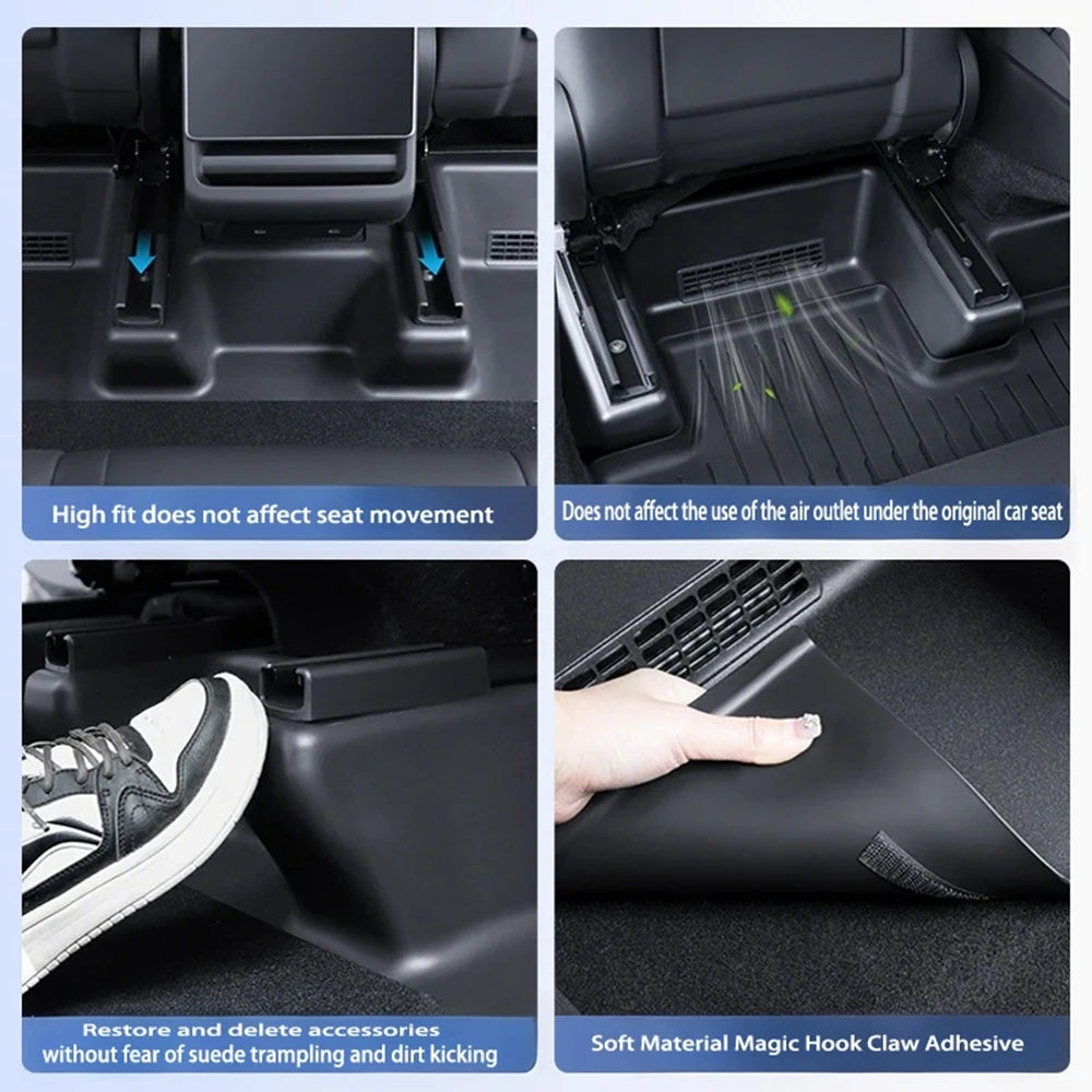 Underseat Seat Track Cover & Rail Guard for Tesla Model Y Juniper 2025–2026