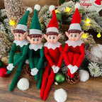 Christmas Elf Plush Doll – Festive Holiday Decoration & Ornament