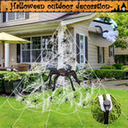 Halloween Giant Spider & Cobweb Decoration Set — Indoor & Outdoor Party Decor