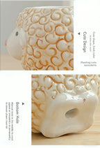Cute Animal Ceramic Succulent Planter – Balcony & Desktop Home Decor