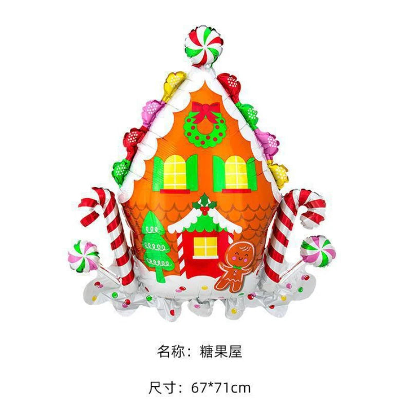 Giant Christmas Foil Balloons – Santa, Tree, Elk, Penguin & More Holiday Character Balloons