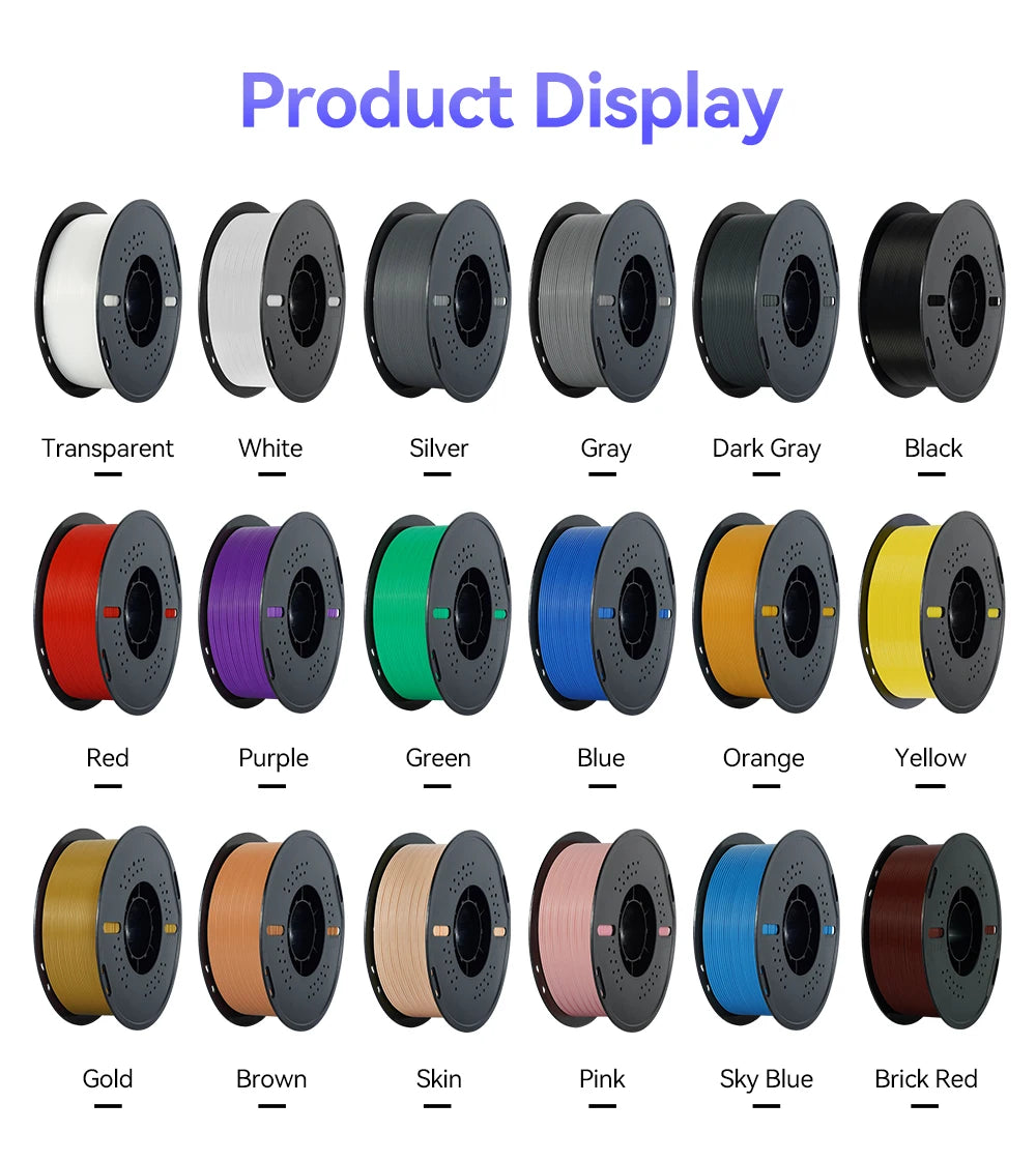 KINGROON 10rolls 1.75mm PLA Filament