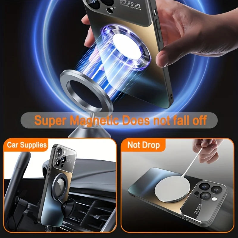 Luxury Glass MagSafe iPhone Case