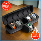 5-Slot Hard Shell Travel Watch Case