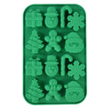 Christmas Silicone Chocolate & Candy Mold – 12-Cavity Holiday Baking Mould for Chocolates, Gummies & Cake Decorations