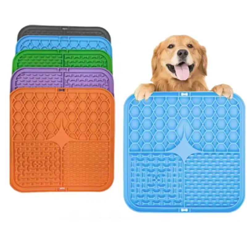 1, 2 or 5pcs Silicone Dog Lick Mat