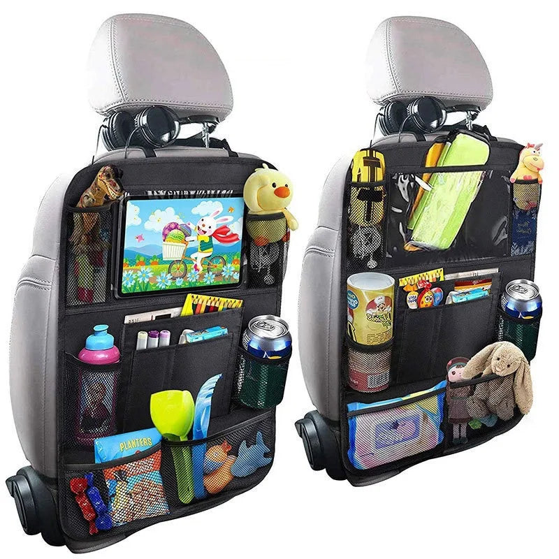 Car Seat Back Organizer with Tablet Holder