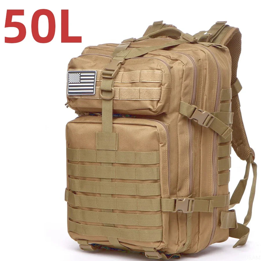 25L or 50L Waterproof Tactical Backpack