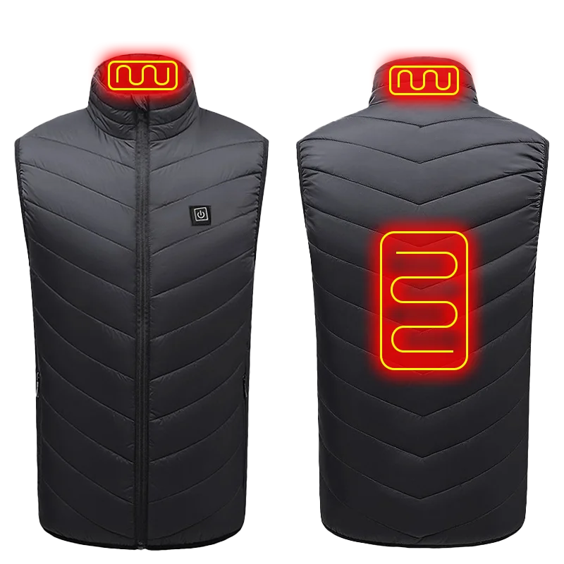 Graphene Heated Vest – USB Electric Heating Jacket for Men & Women