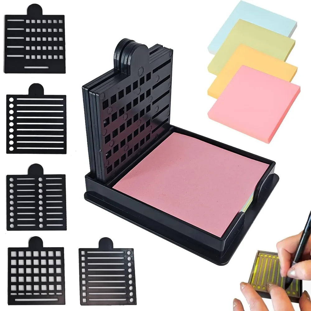 Sticky Note Organizer & Dispenser with Templates