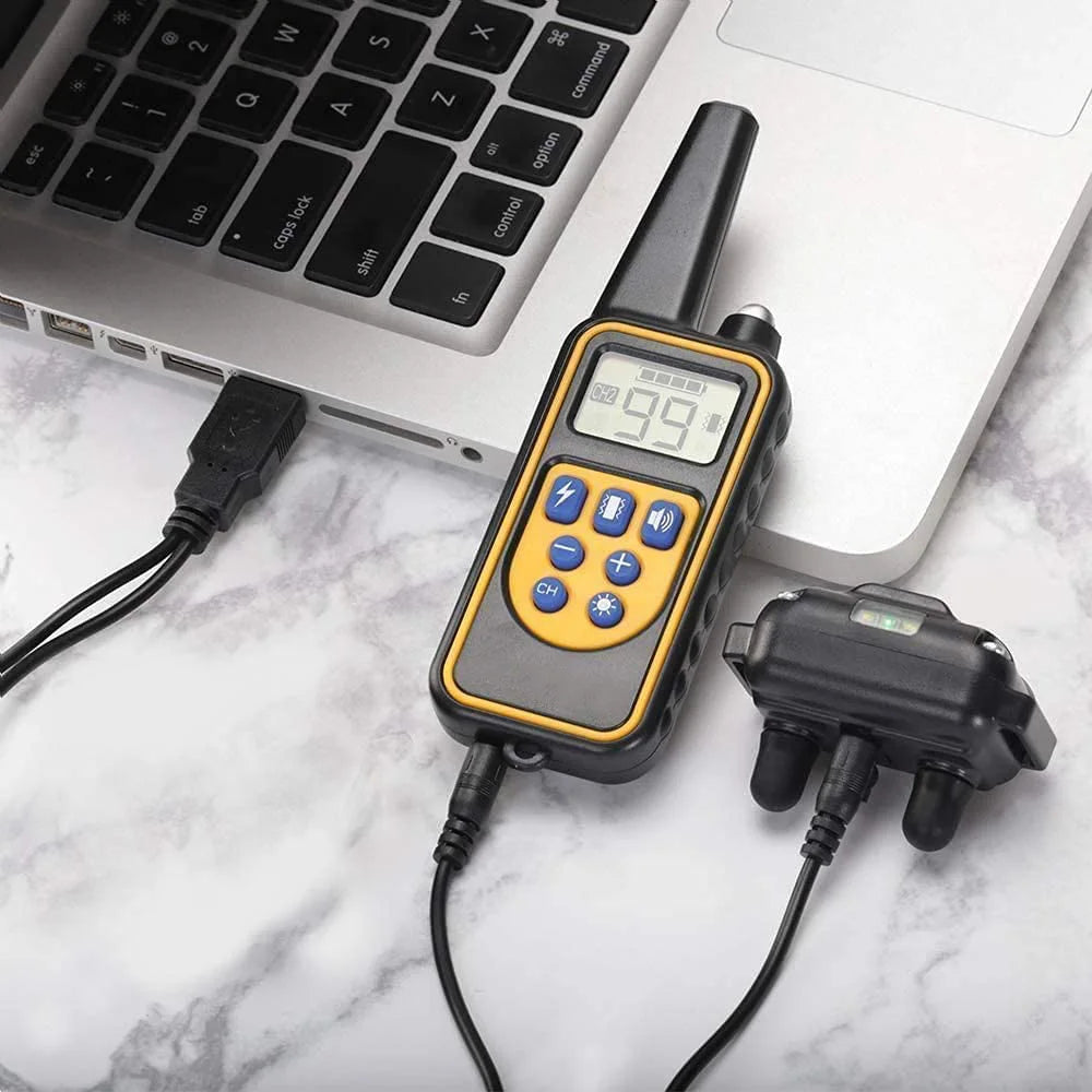 Remote Dog Training Collar – Waterproof, Rechargeable, 875-Yard Range