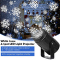 Snowflake Projector Light – USB Rotating Indoor & Outdoor Christmas Decoration