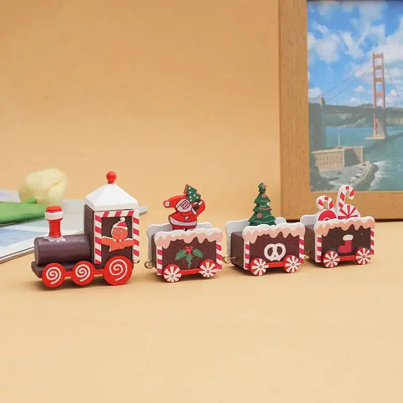Christmas Train Decoration Set – Festive Holiday Ornament