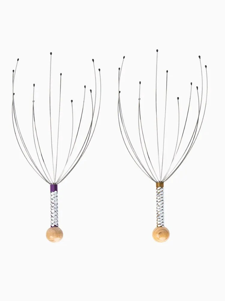Octopus Head Scalp Massager – Manual Stress Relief Claw Tool (2-Pack)