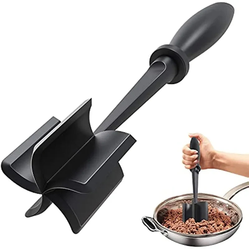 Handheld Meat Chopper & Ground Beef Smasher