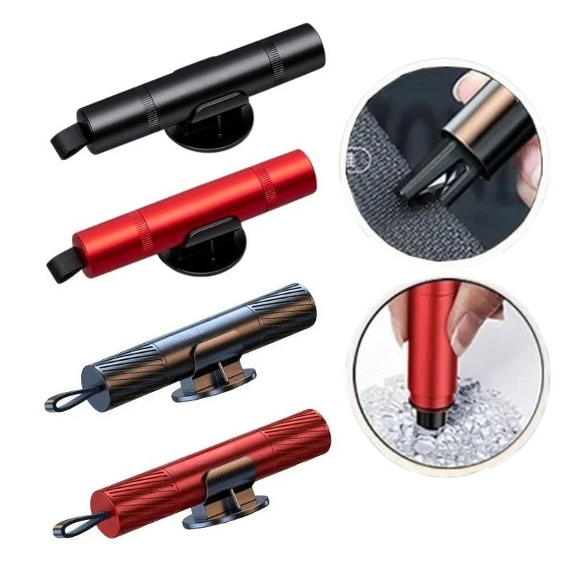2-in-1 Car Safety Hammer & Seat Belt Cutter – Emergency Escape Tool