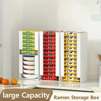 Stackable Instant Noodle & Ramen Cup Storage Box | Kitchen Pantry Organizer
