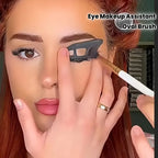 3-Piece Eye Makeup Kit – Eyeshadow Brushes & Stencil Molds
