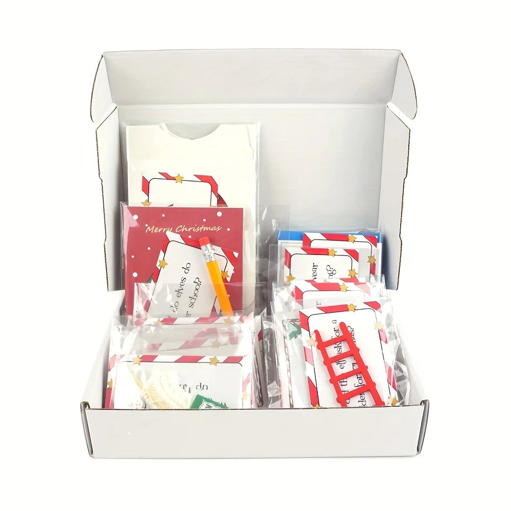 24-Day Christmas Countdown Elf Kit – Jokes, Surprises & Festive Activities