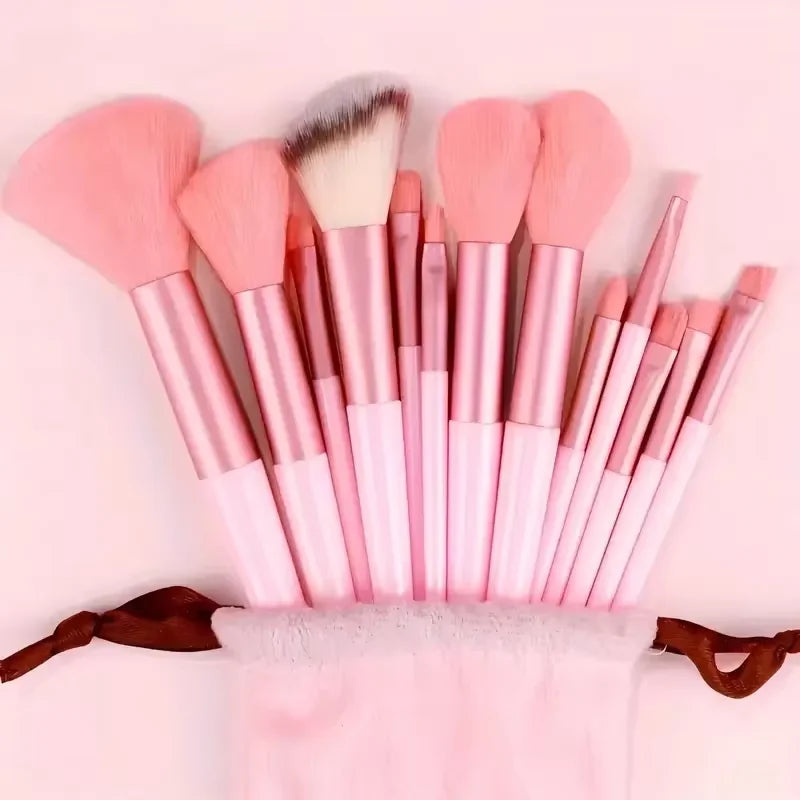 Makeup Brush & Beauty Sponge Set – Multiple Sizes & Colors