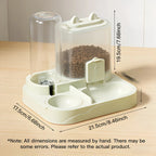 2-in-1 Large Pet Feeder & Water Dispenser