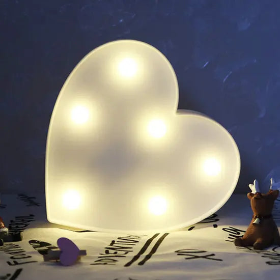 Christmas LED Letter Tag Light String – Festive Fairy Garland