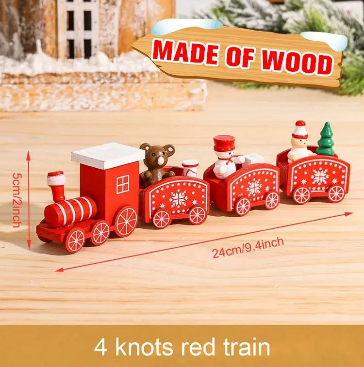 Christmas Train Decoration Set – Festive Holiday Ornament