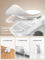 Adhesive Cable Clips – Under-Desk Cord Management Organizer