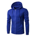 Men's Zip-Up Hoodie Sweatshirt – Slim Fit Casual Jacket
