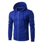 Men's Zip-Up Hoodie Sweatshirt – Slim Fit Casual Jacket