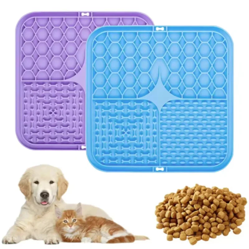 1, 2 or 5pcs Silicone Dog Lick Mat