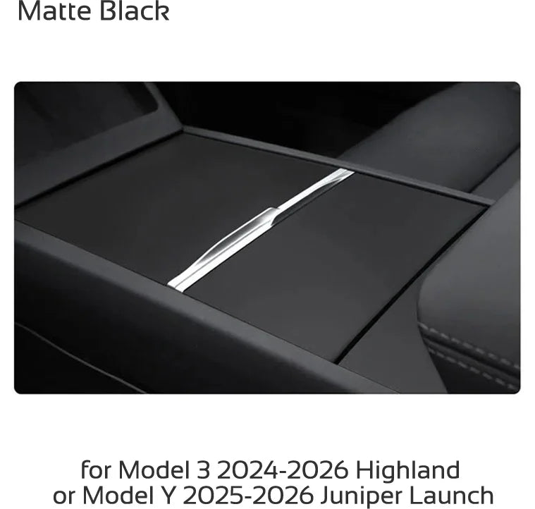 Center Console Protector Sticker for Tesla Model 3 Highland & Y Juniper (2024–2026)