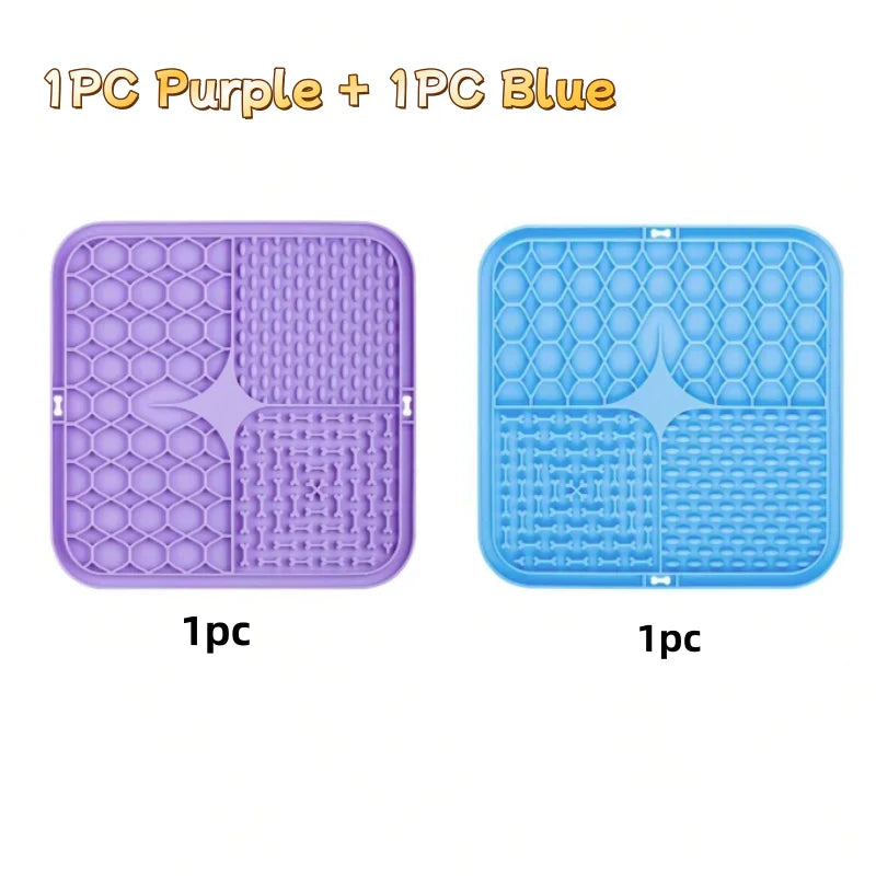 1, 2 or 5pcs Silicone Dog Lick Mat