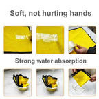 Premium Microfiber Car Drying Towel – Thick Double-Layer Wash Cloth