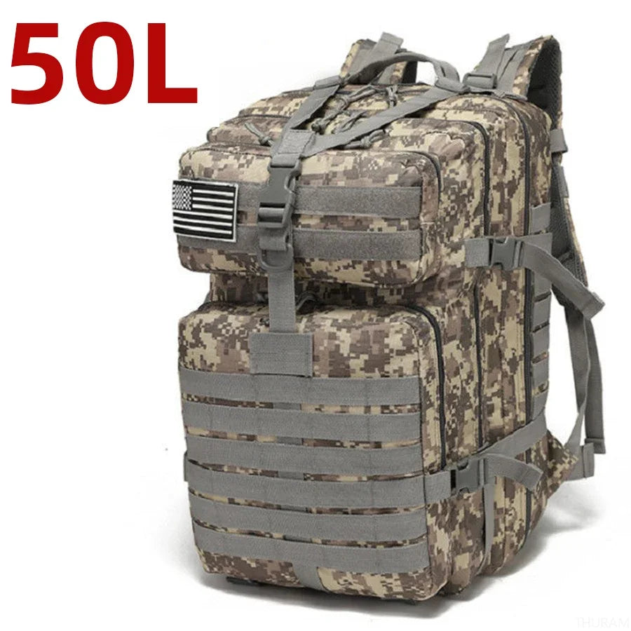 25L or 50L Waterproof Tactical Backpack