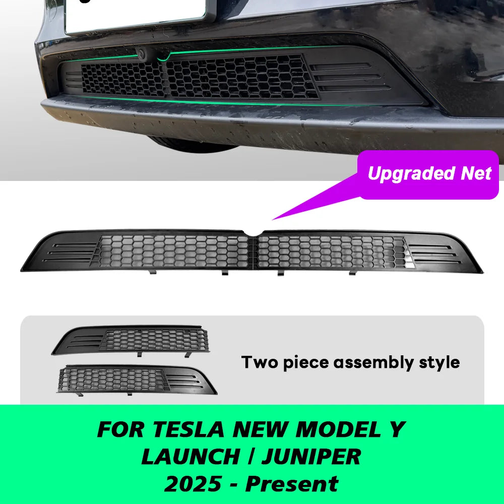 Anti-Insect Grille Net & Air Inlet Dust Cover for Tesla Model Y & Y Juniper 2026