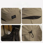 Wide Brim Bucket Hat with Neck Flap – Unisex Sun Protection Cap