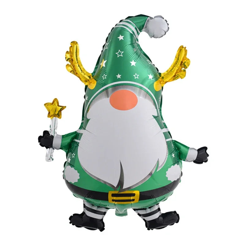 Giant Christmas Foil Balloons – Santa, Tree, Elk, Penguin & More Holiday Character Balloons