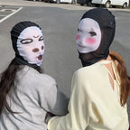 3D Full Face Mask | Funny Printed Halloween Cosplay Head Scarf
