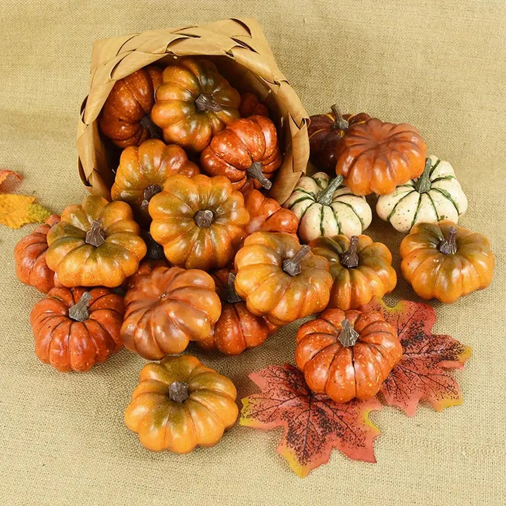 Autumn Faux Pumpkins – Thanksgiving, Halloween & Harvest Décor