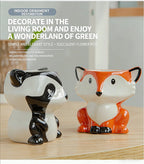 Cute Animal Ceramic Succulent Planter – Balcony & Desktop Home Decor