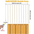 USB LED Curtain String Lights – 8 Modes for Holiday, Party & Room Décor