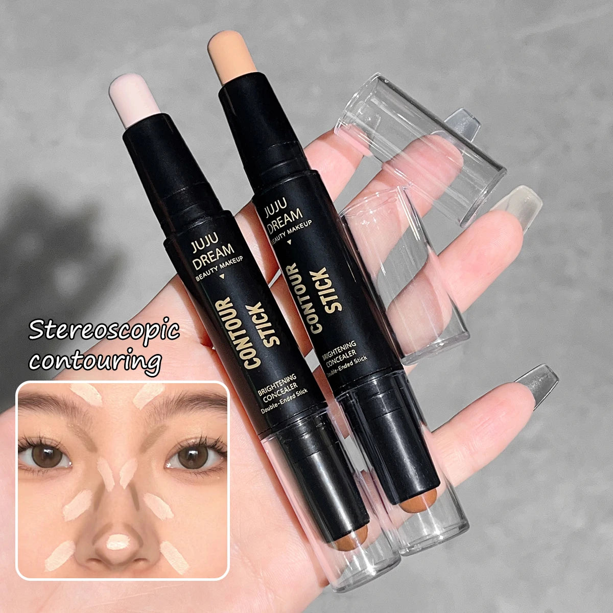 Dual-Ended Contour & Concealer Stick
