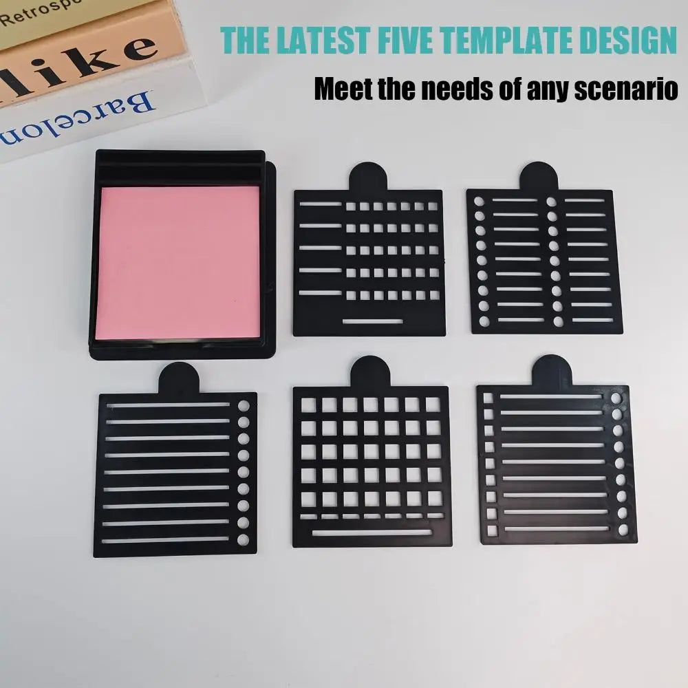 Sticky Note Organizer & Dispenser with Templates