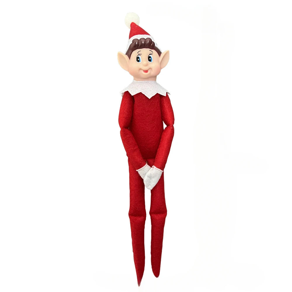 Christmas Elf Plush Doll – Festive Holiday Decoration & Ornament