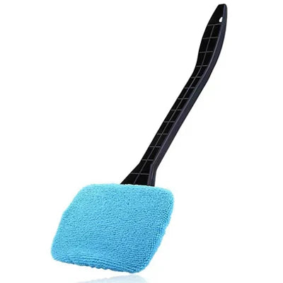 Long-Handle Car Windshield Cleaning Brush – Interior Auto Glass Wiper Kit