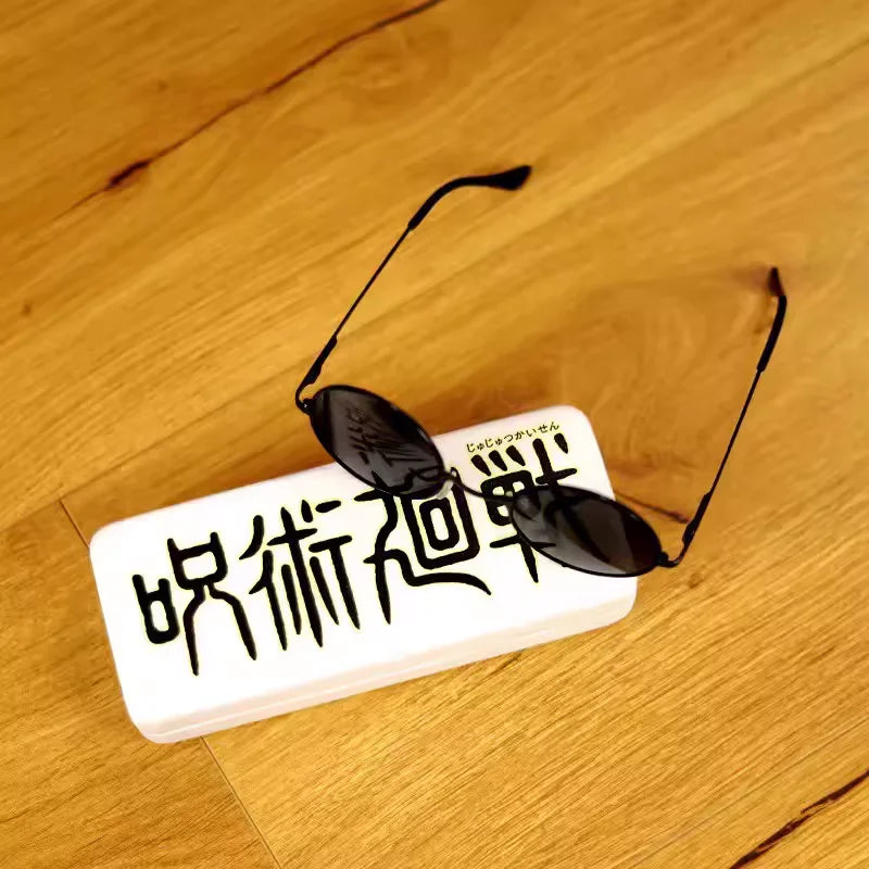 Satoru Gojo Cosplay Mask & Glasses — Jujutsu Kaisen Anime Accessories for Halloween & Masquerade